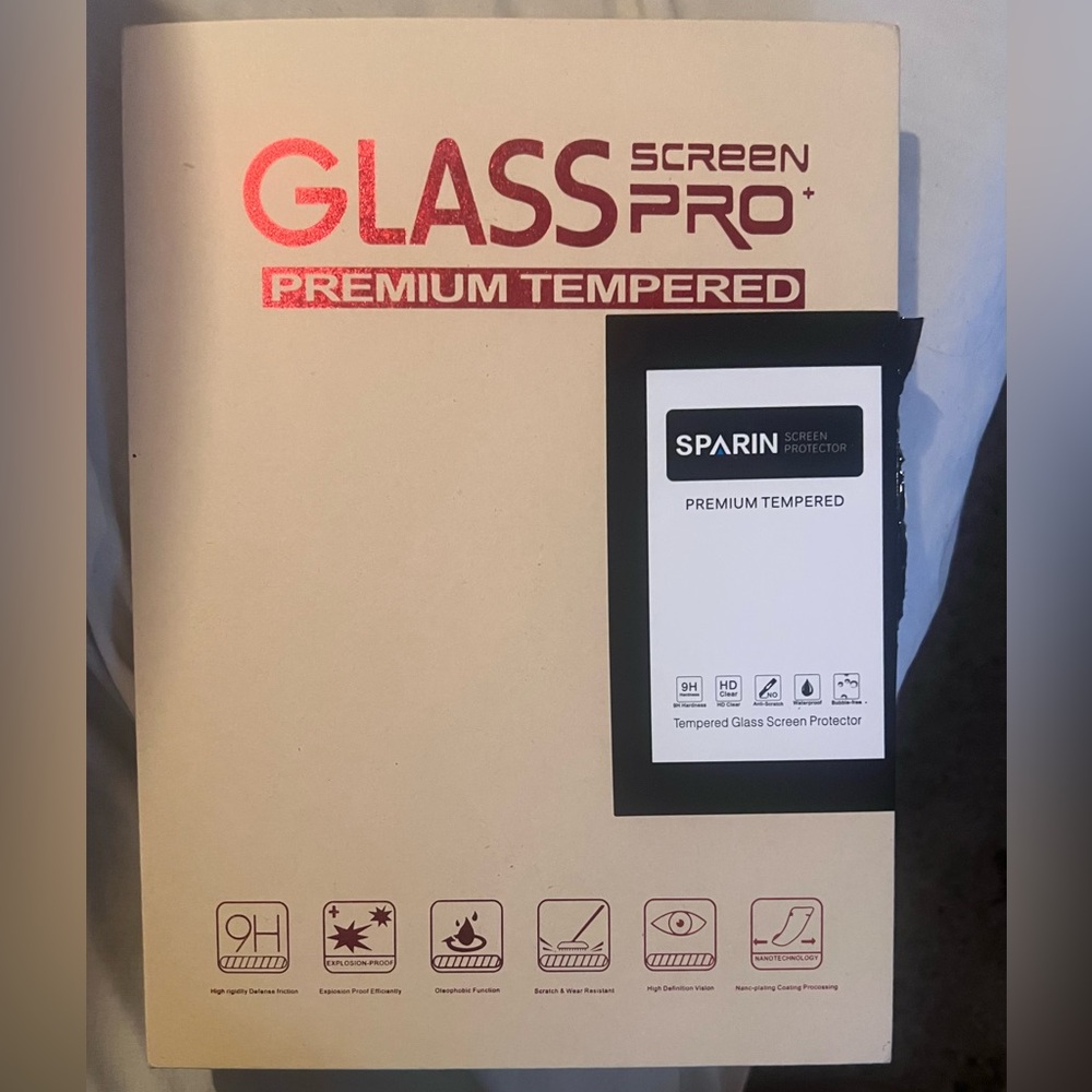 OPEN BOX! SPARIN Screen Protector for iPad 9th 8th 7th Generation 10.2 Inch